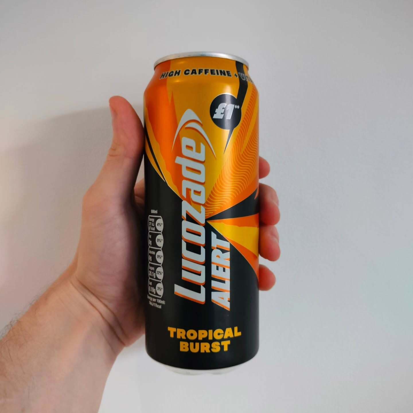 Lucozade Alert Tropical Burst