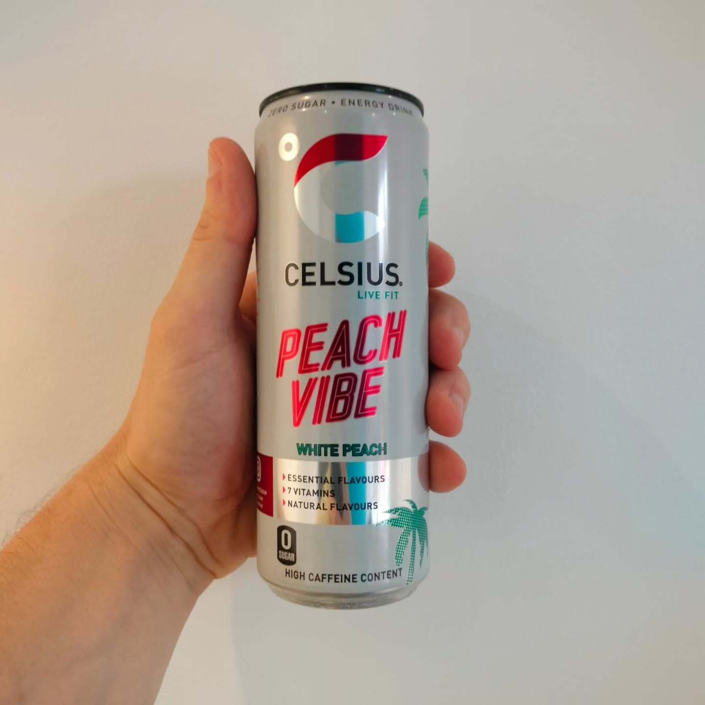 Celsius Peach Vibe White Peach