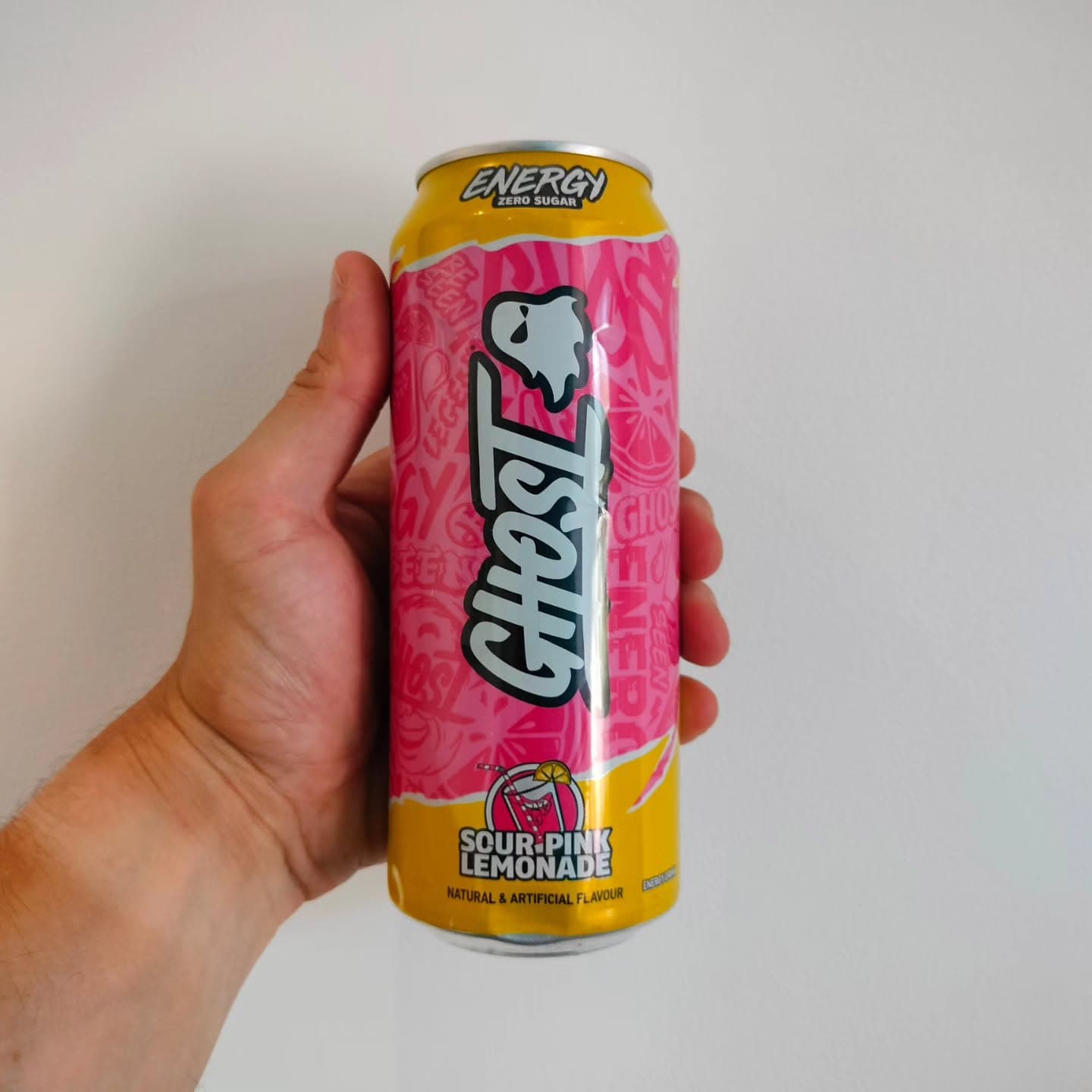 Ghost Sour Pink Lemonade